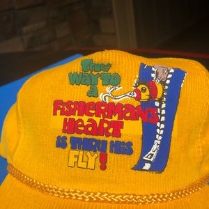Yellow Corduroy Fishing SnapBack